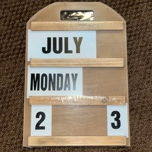 wooden hanging dates